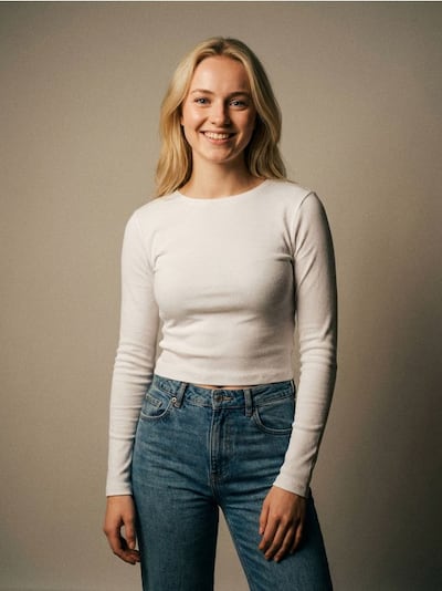 Βασικό μπλουζάκι με μακρύ μανίκι