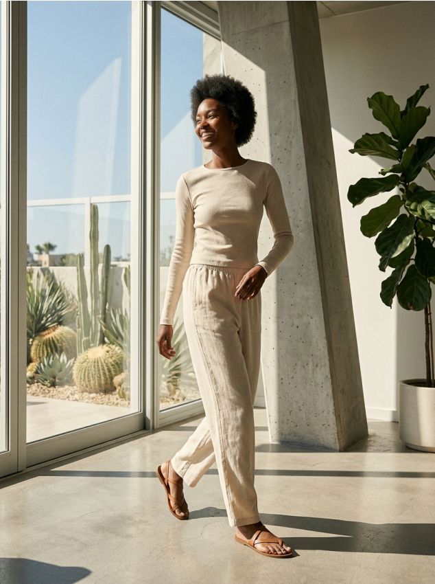 Sinsay - Koszulka z długim rękawem basic - kremowy