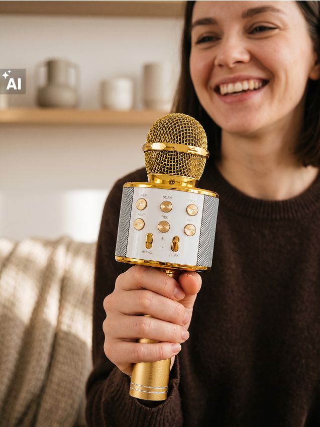 Sinsay - Bežični karaoke mikrofon sa zvučnim efektima