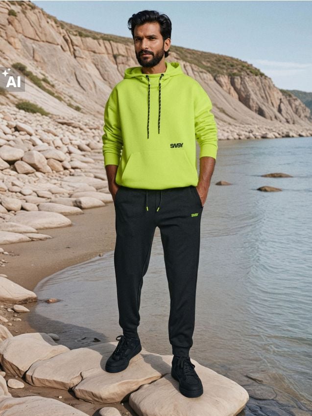 Sinsay - Pantaloni jogger - negru