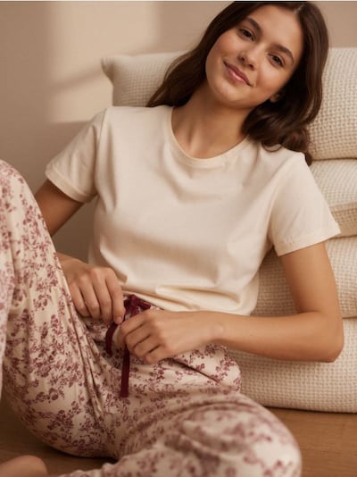 Dvodelna pamučna pidžama