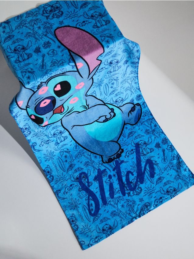 Sinsay - Prosop din bumbac Stitch - albastru