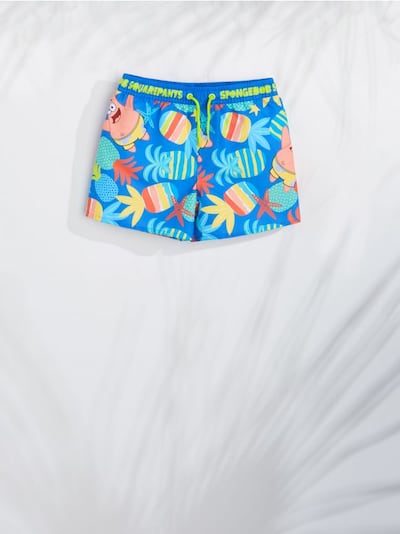 SpongeBob swim shorts