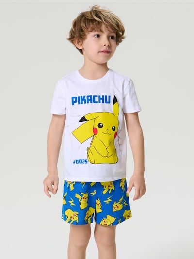 Dvodelna bombažna pižama Pokémon