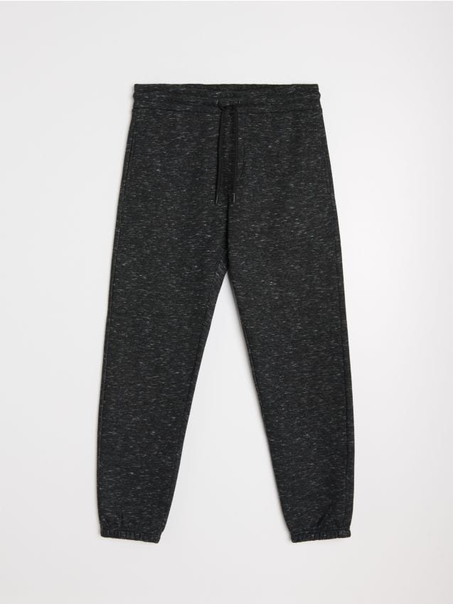 Sinsay - Pantaloni de trening regular jogger - gri-închis