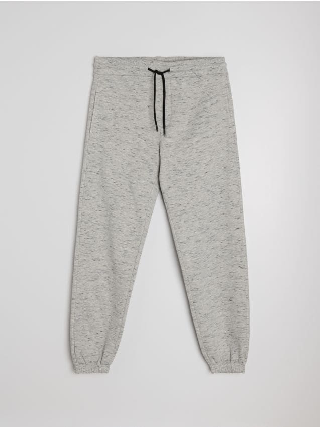 Sinsay - Pantaloni de trening regular jogger - gri deschis