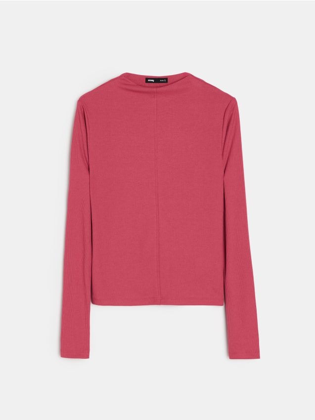 Sinsay - Pruhovaná blúzka s vysokým výstrihom - iné