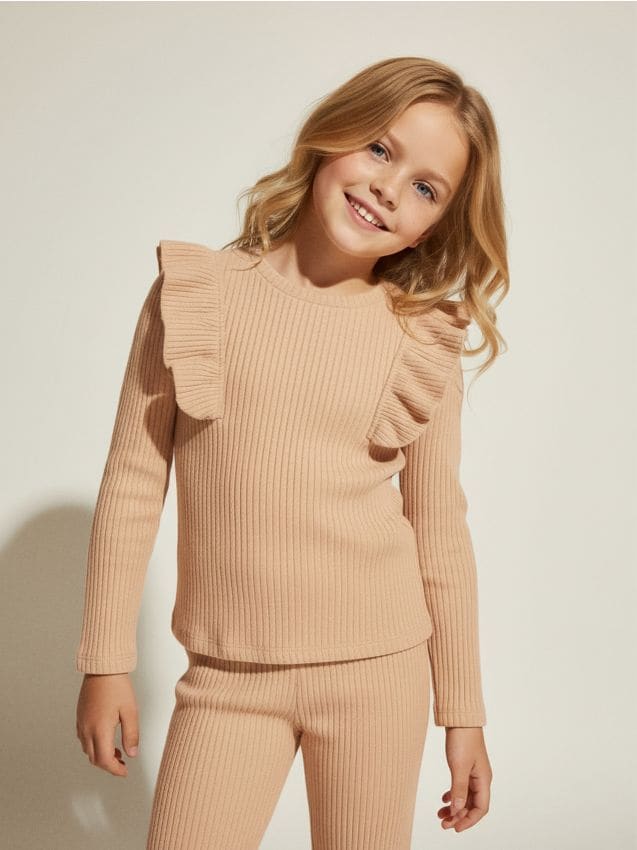 Sinsay - Súprava s prídavkom viskózy - béžová