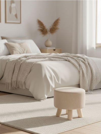 Круглий пуф