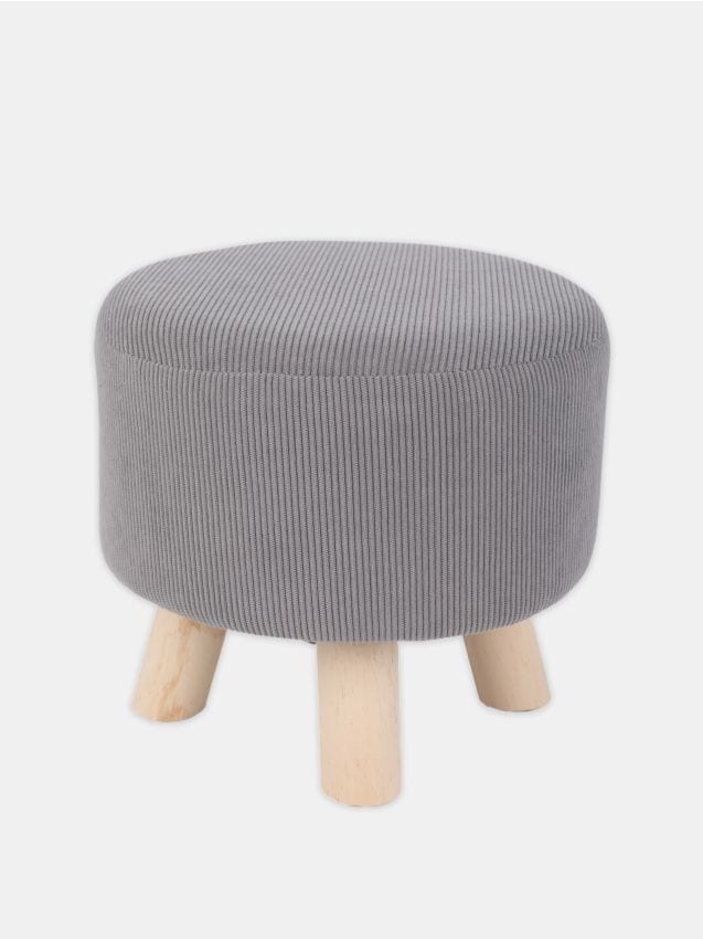 Sinsay - Taburet rotund - gri deschis