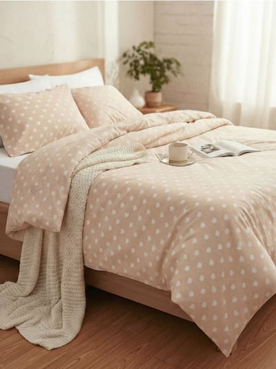 Комплект постільної білизни з сердечками