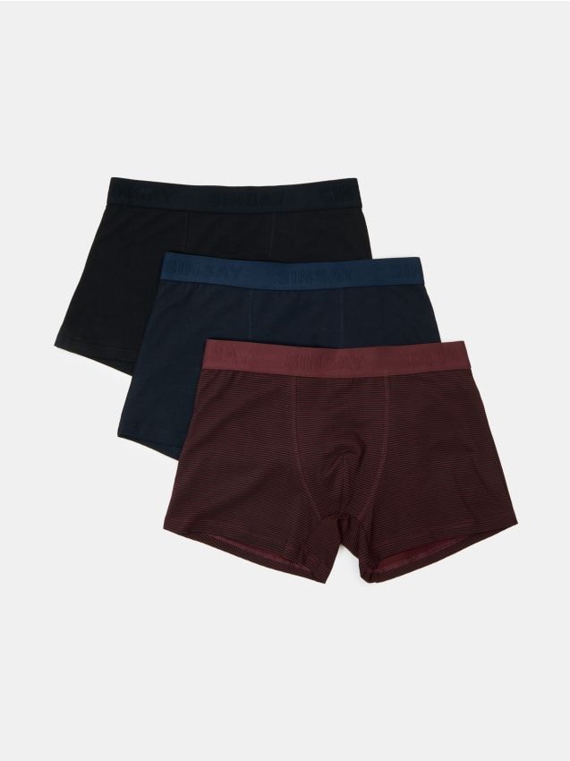 Sinsay - Boxeri din bumbac 3 pack - multicolor