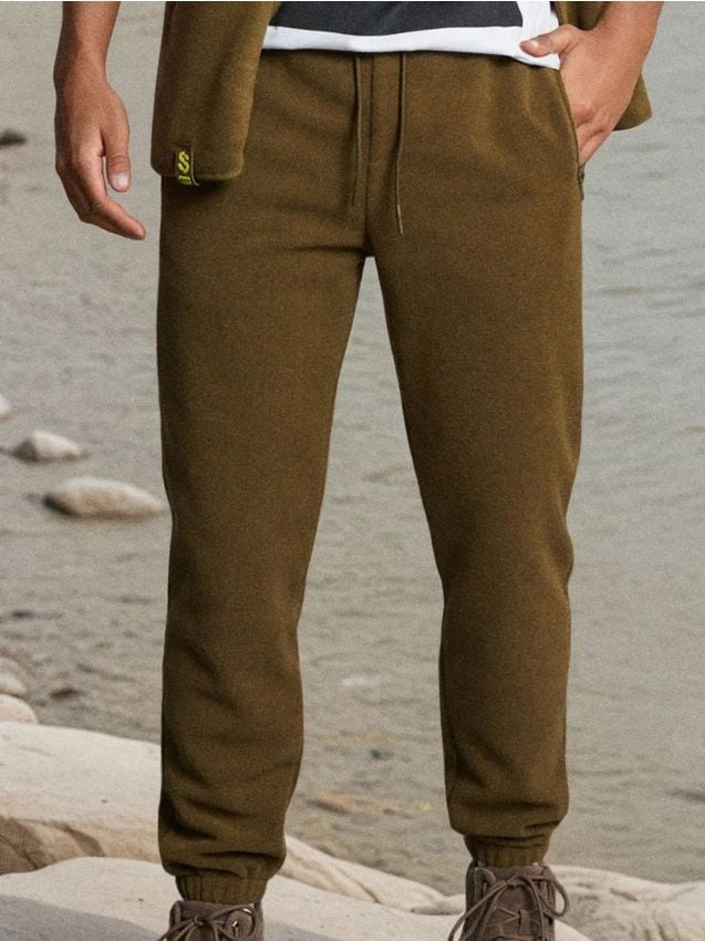 Sinsay - Pantaloni jogger - kaki