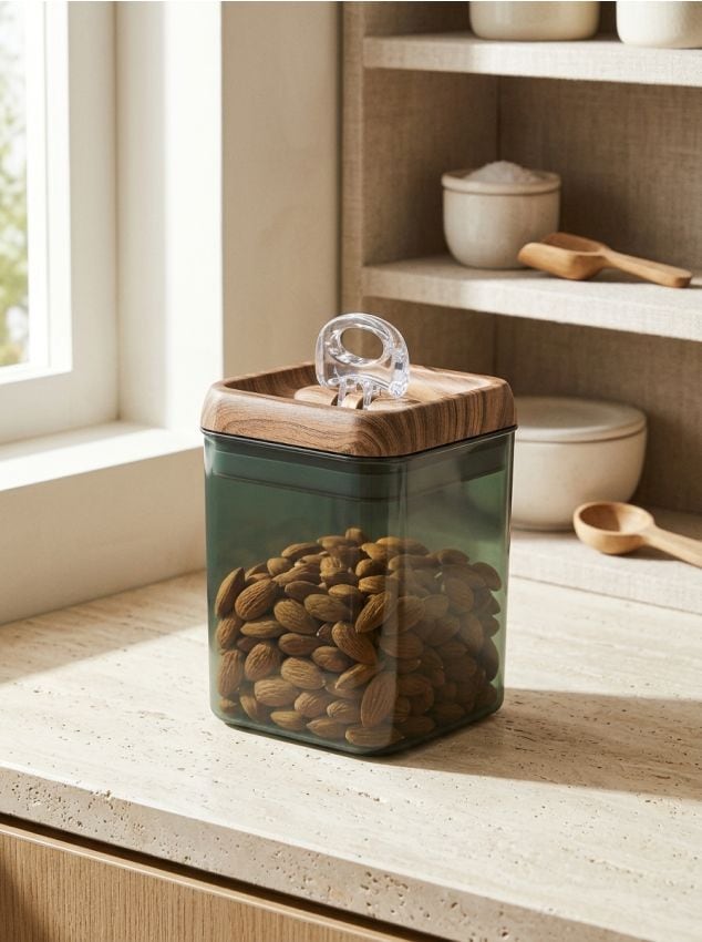 Sinsay - Recipient pentru alimente cu capac - maro