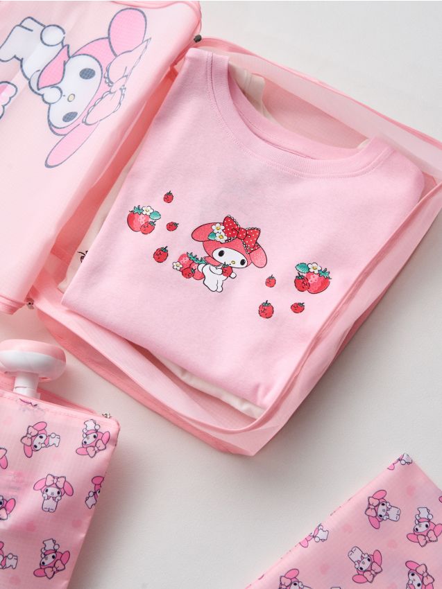 Sinsay - Tricou din bumbac cu imprimeu My melody - roz