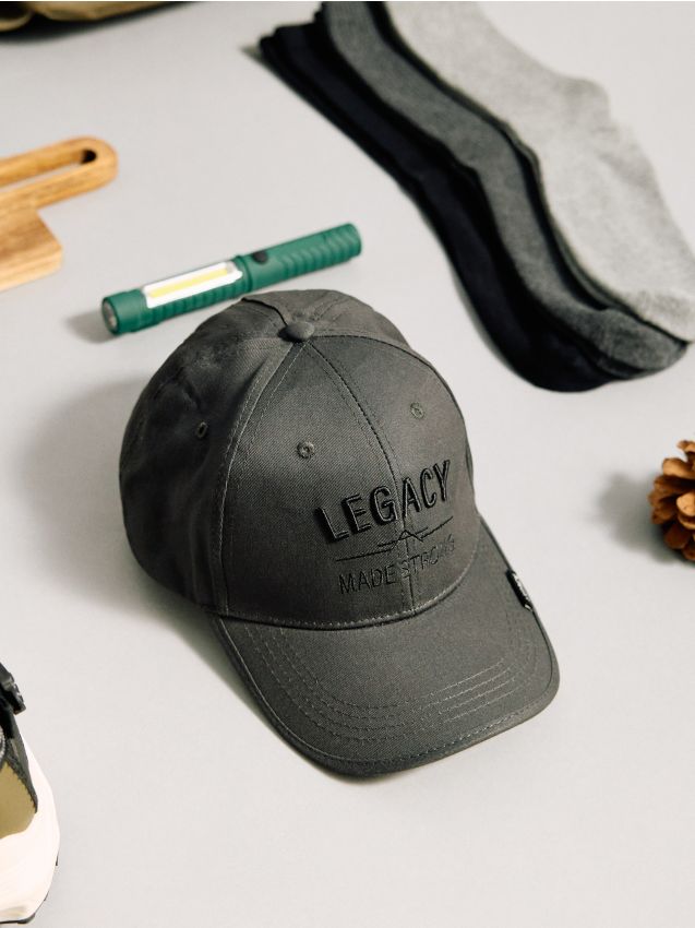 Sinsay - Șapcă - gri-închis