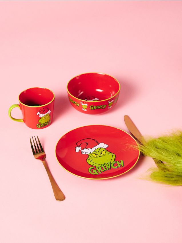 Sinsay - Set: šalica, zdjela i tanjur Grinch