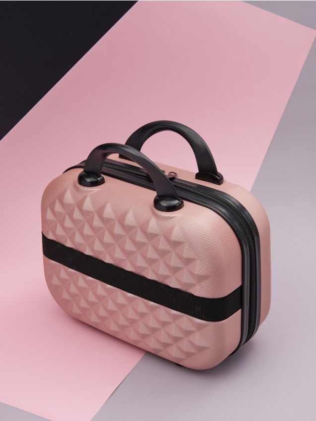 Sinsay - Geantă de cosmetice de călătorie - roz-pudră