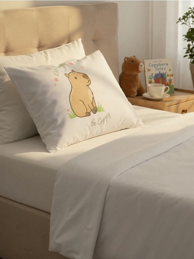 Sinsay - Obliečka na vankúš - svetlomodrá