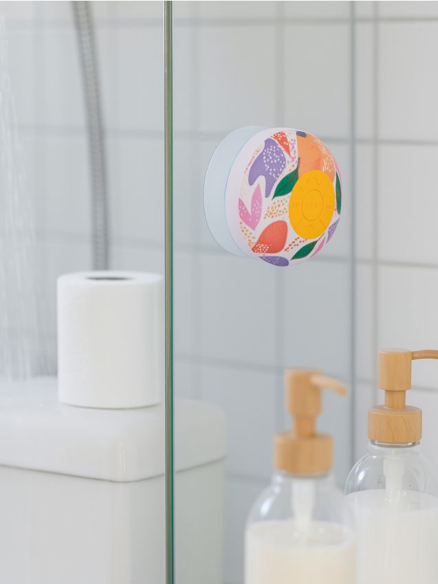 Sinsay - Vodotesný Bluetooth reproduktor s prísavkou - krémová