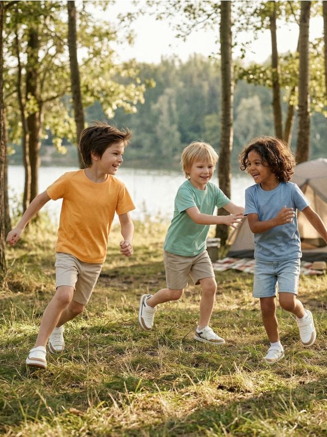 Sinsay - Tricouri din bumbac 5 pack - bej