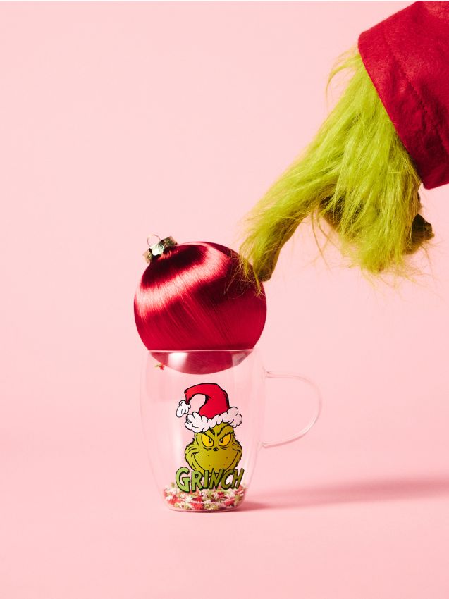 Sinsay - Božićna šalica s dvostrukim dnom i šarenim konfetima Grinch