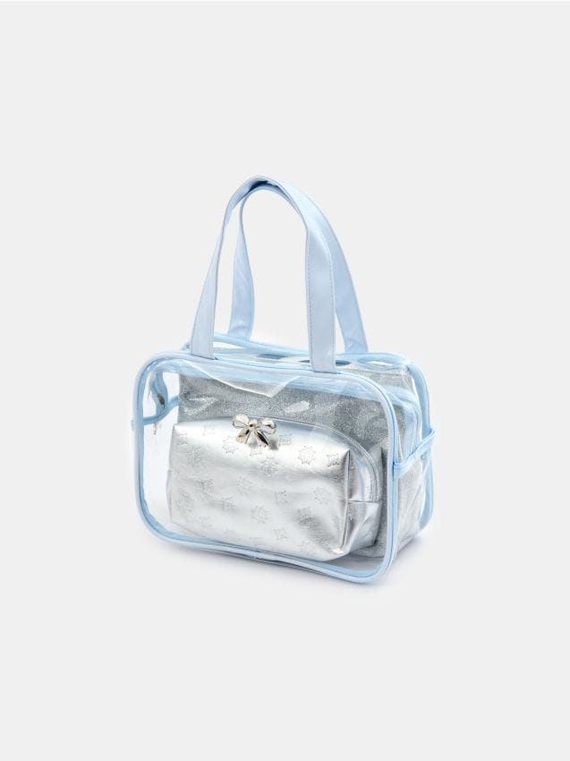 Sinsay - Súprava 3 kozmetických taštičiek - viacfarebná