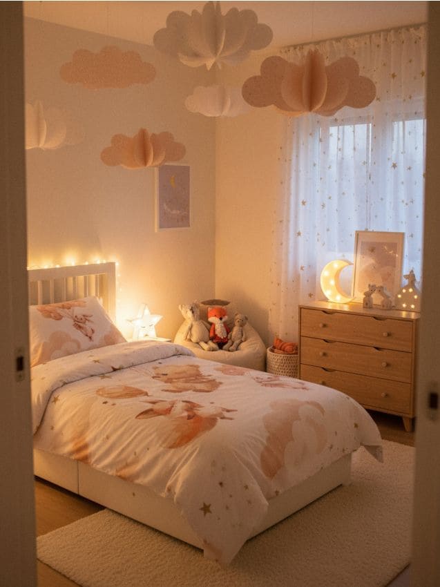 Sinsay - Komplet bawełnianej pościeli ze zwierzętami - biały