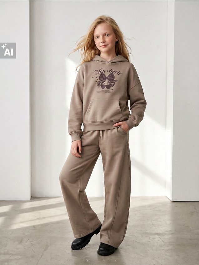 Sinsay - Pantaloni de trening balloon - cafeniu