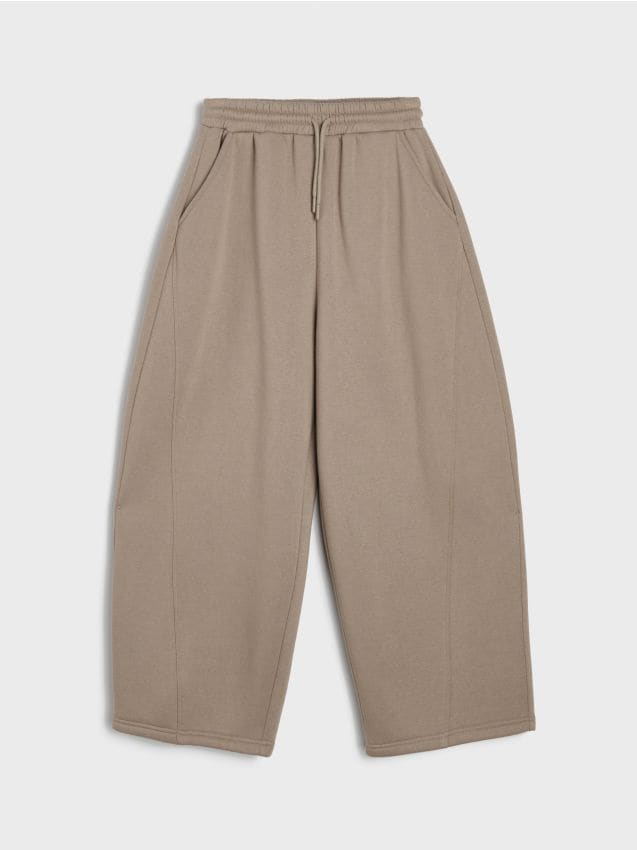 Sinsay - Pantaloni de trening balloon - cafeniu