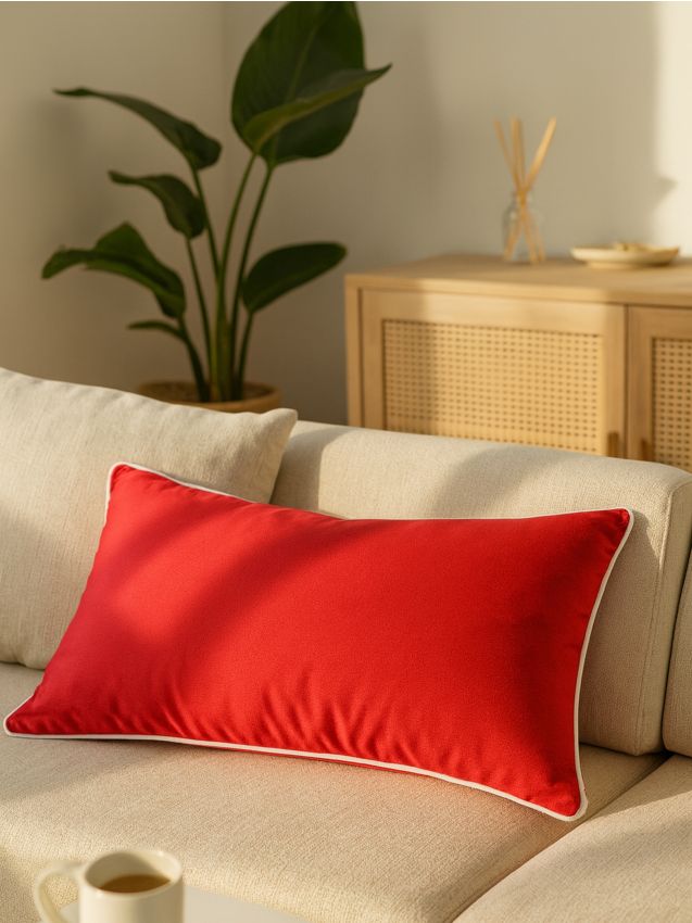 Sinsay - Ozdobný vankúš - červená