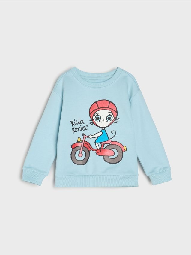Sinsay - Crewneck majica Kitty Kotty