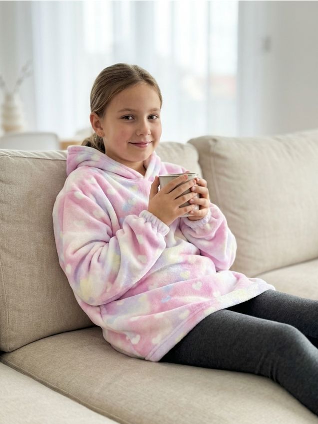 Sinsay - Mikina snuddie - pastelová ružová