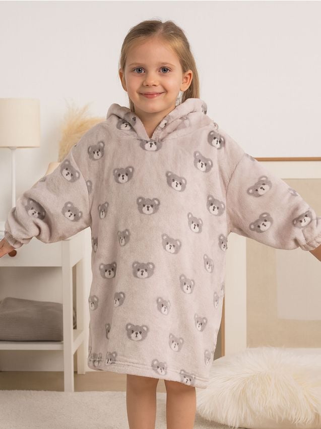 Sinsay - Mikina snuddie - béžová