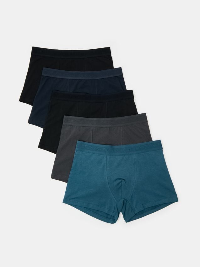 Sinsay - Boxeri din bumbac Classic, set de 5 - multicolor