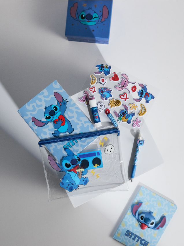 Sinsay - Set de rechizite școlare 6 pack Stitch - light blue
