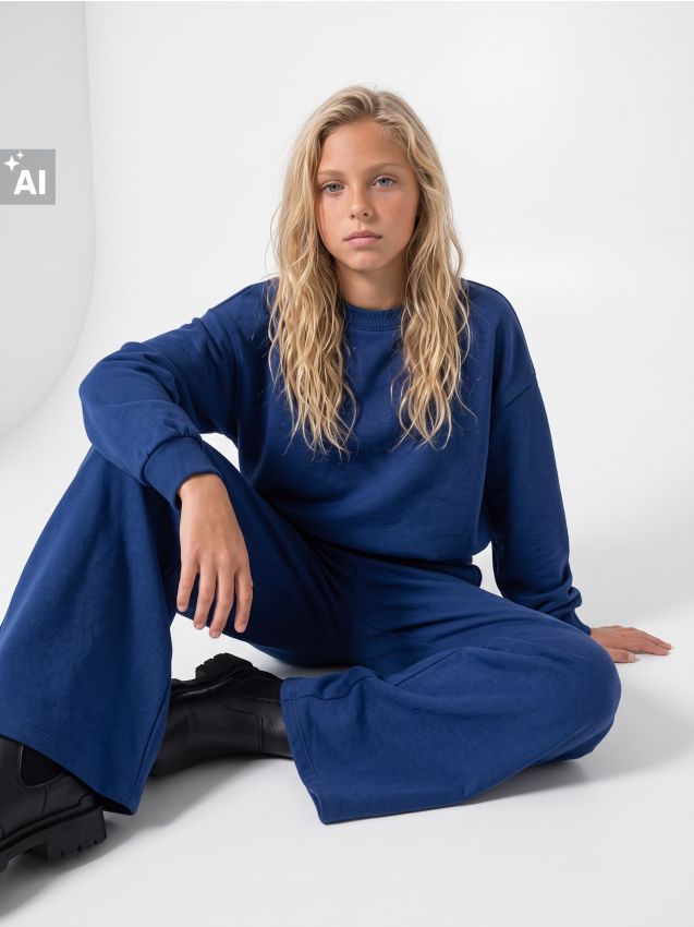 Sinsay - Pantaloni de trening cu crac larg - altele