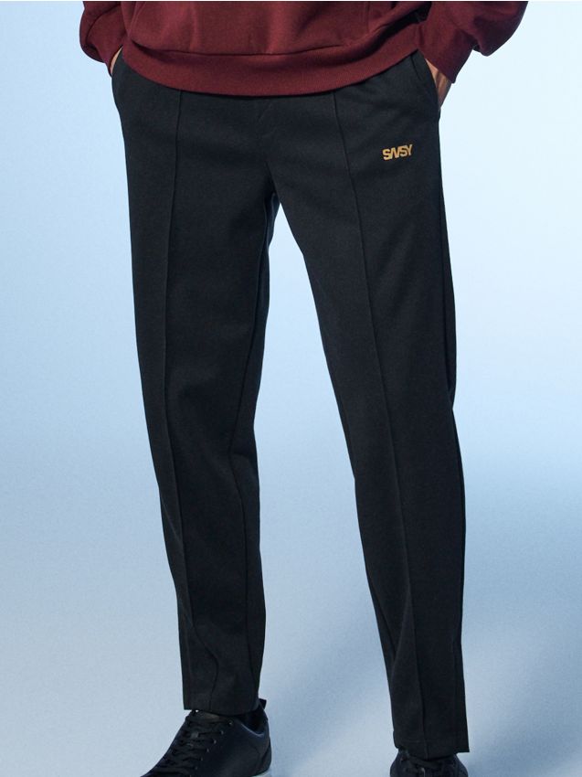 Sinsay - Pantaloni tapered fit - bleumarin