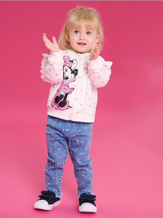 Sinsay - Hanorac Minnie Mouse - crem