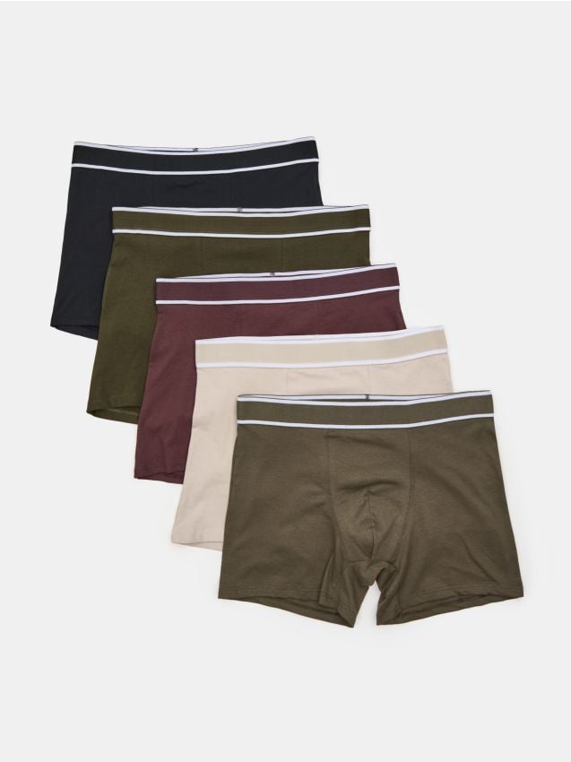 Sinsay - Boxeri din bumbac, set de 5 - multicolor