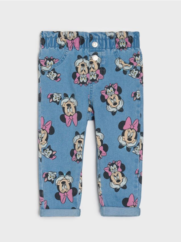 Sinsay - Blugi Minnie Mouse - albastru
