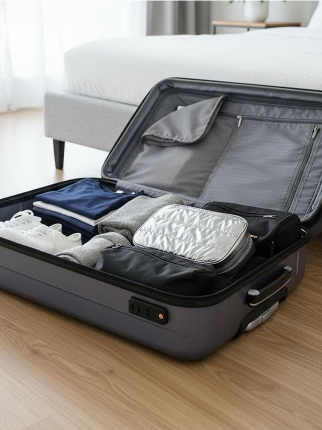 Sinsay - Portfard matlasat - gri deschis