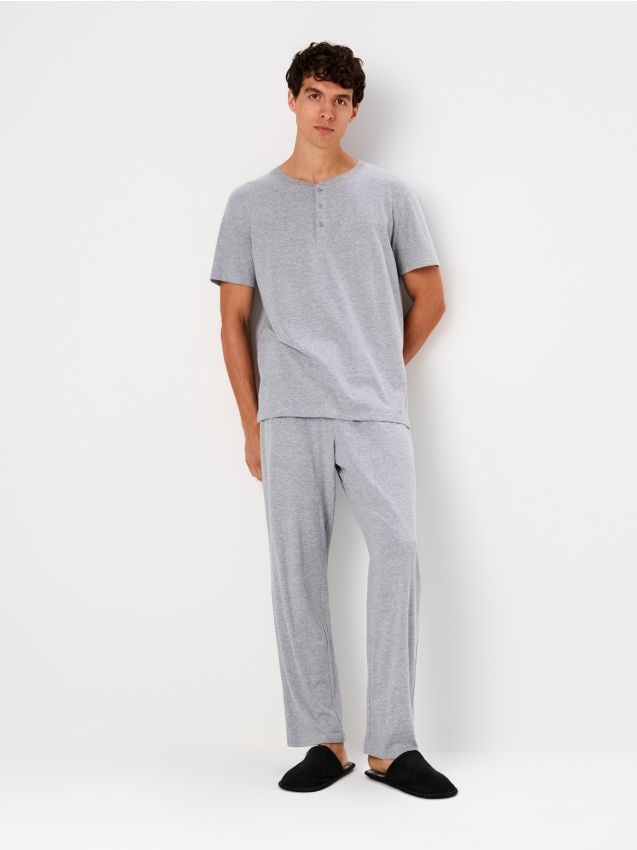 Sinsay - Dvojdielne pyžamo - svetlošedá