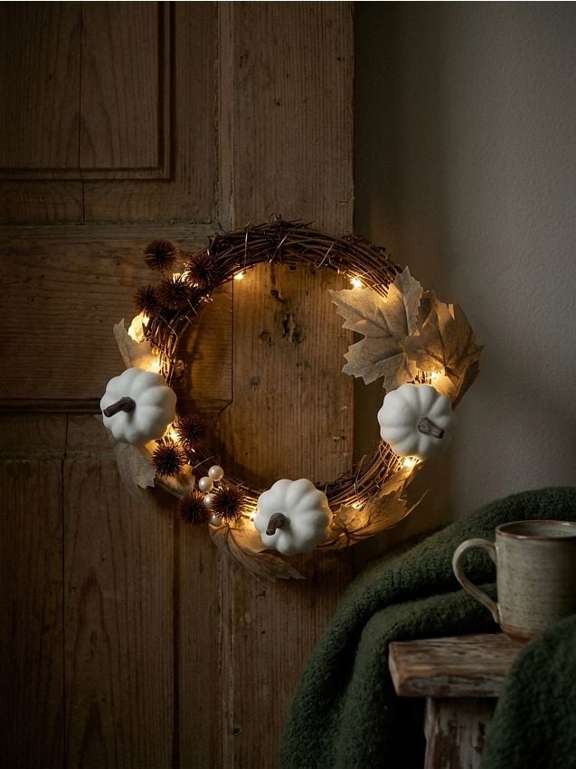 Sinsay - Coroniță decorativă de toamnă cu lumini LED - multicolor