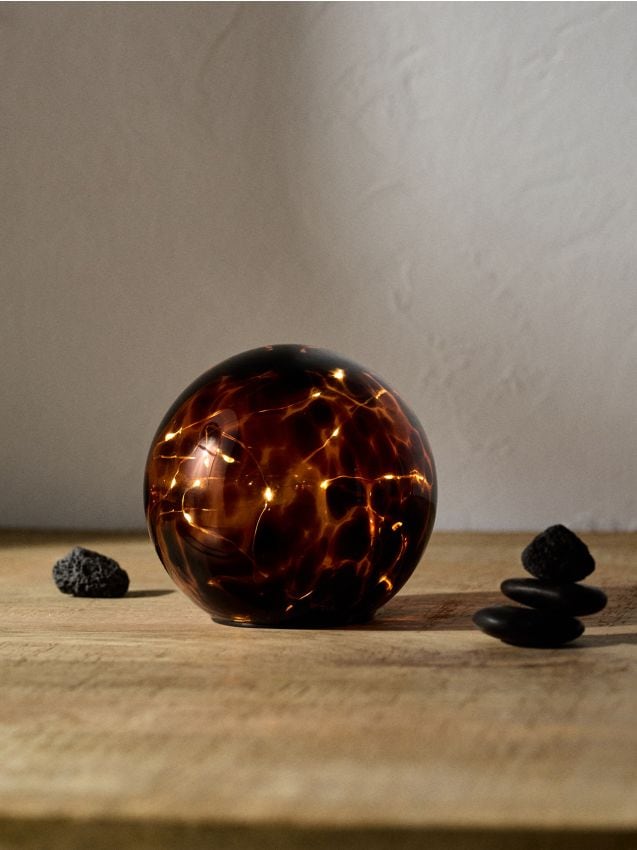 Sinsay - Lampă de masă decorativă în formă de sferă - bej