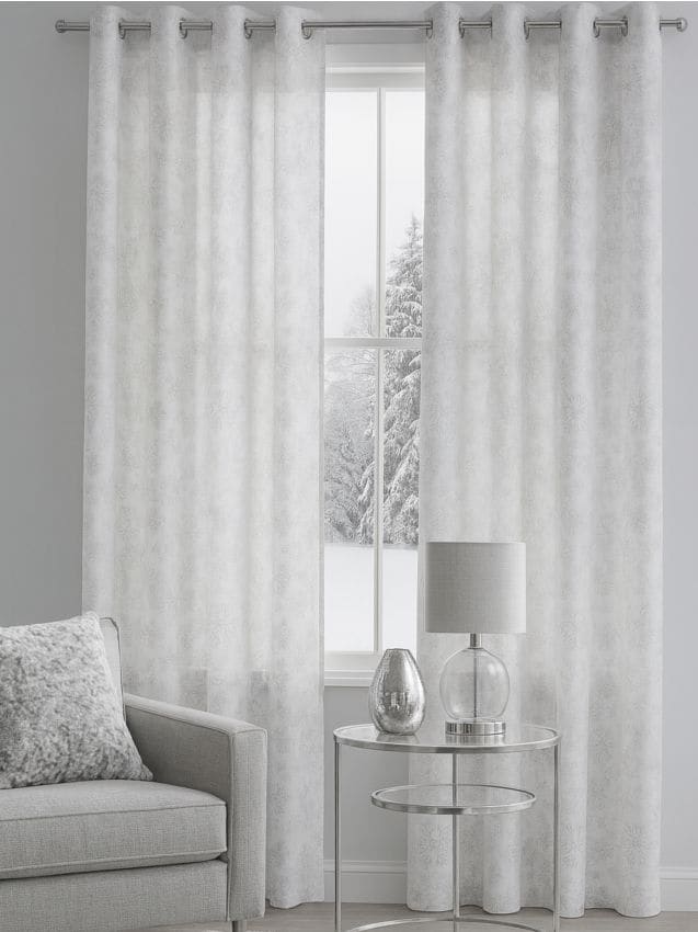 Sinsay - Záclona so zimným motívom - viacfarebná