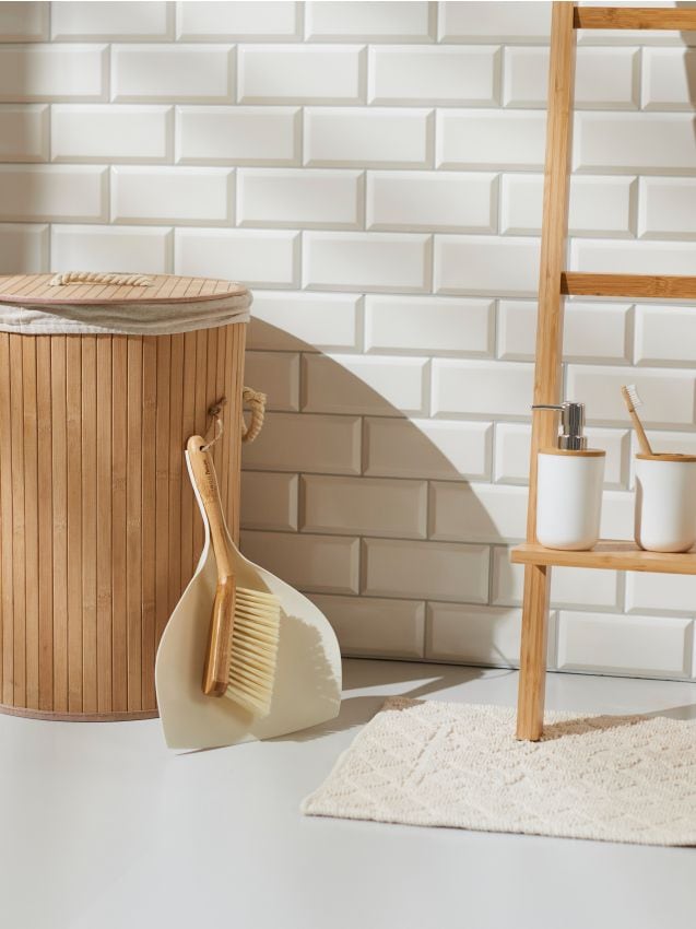 Sinsay - Súprava lopatky a metličky - krémová