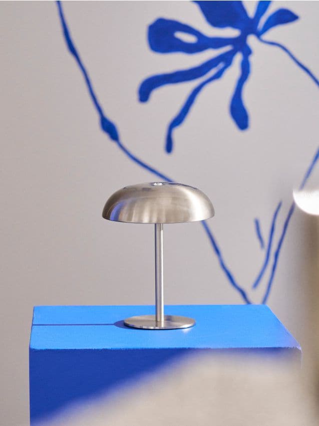 Sinsay - Lampă de masă LED din metal - argintiu