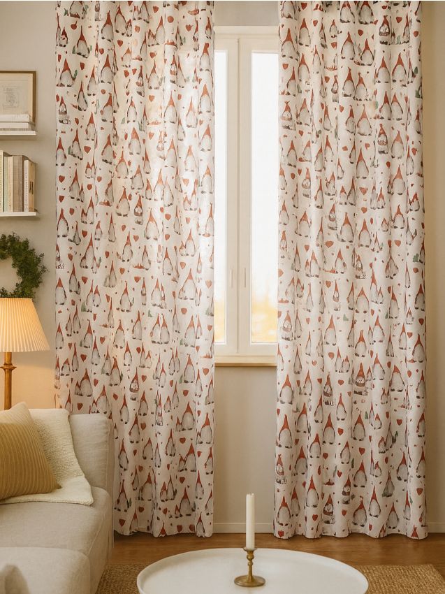 Sinsay - Záves s vianočným motívom - viacfarebná