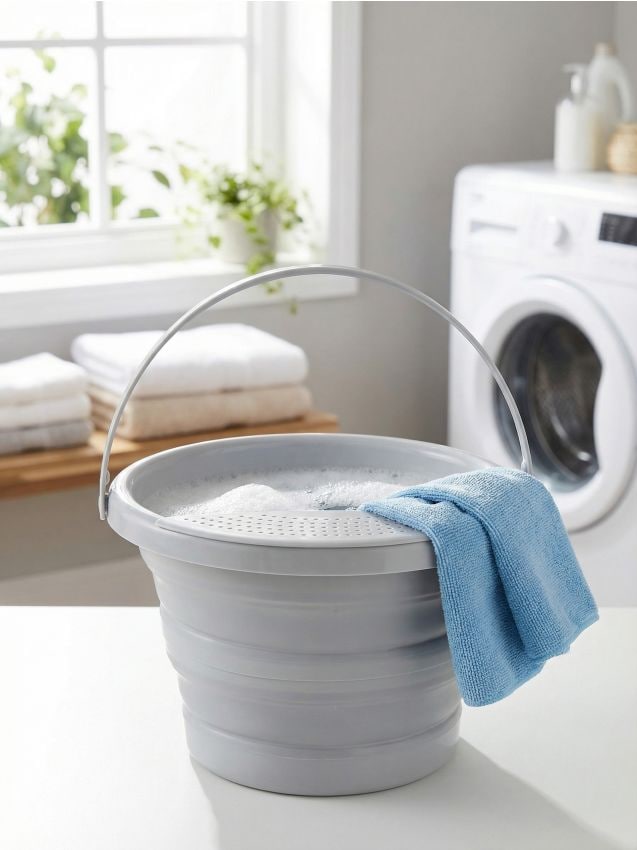 Sinsay - Găleată pliabilă - gri deschis